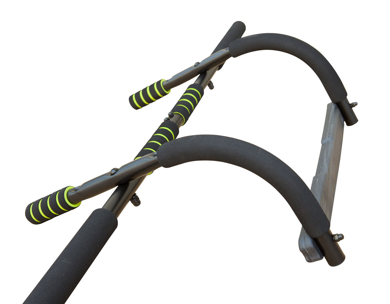 Wall Mounted Pull Up Bar Exercise Chin Bar Portable Dip Bars for Indoors Home Gym - Korvel