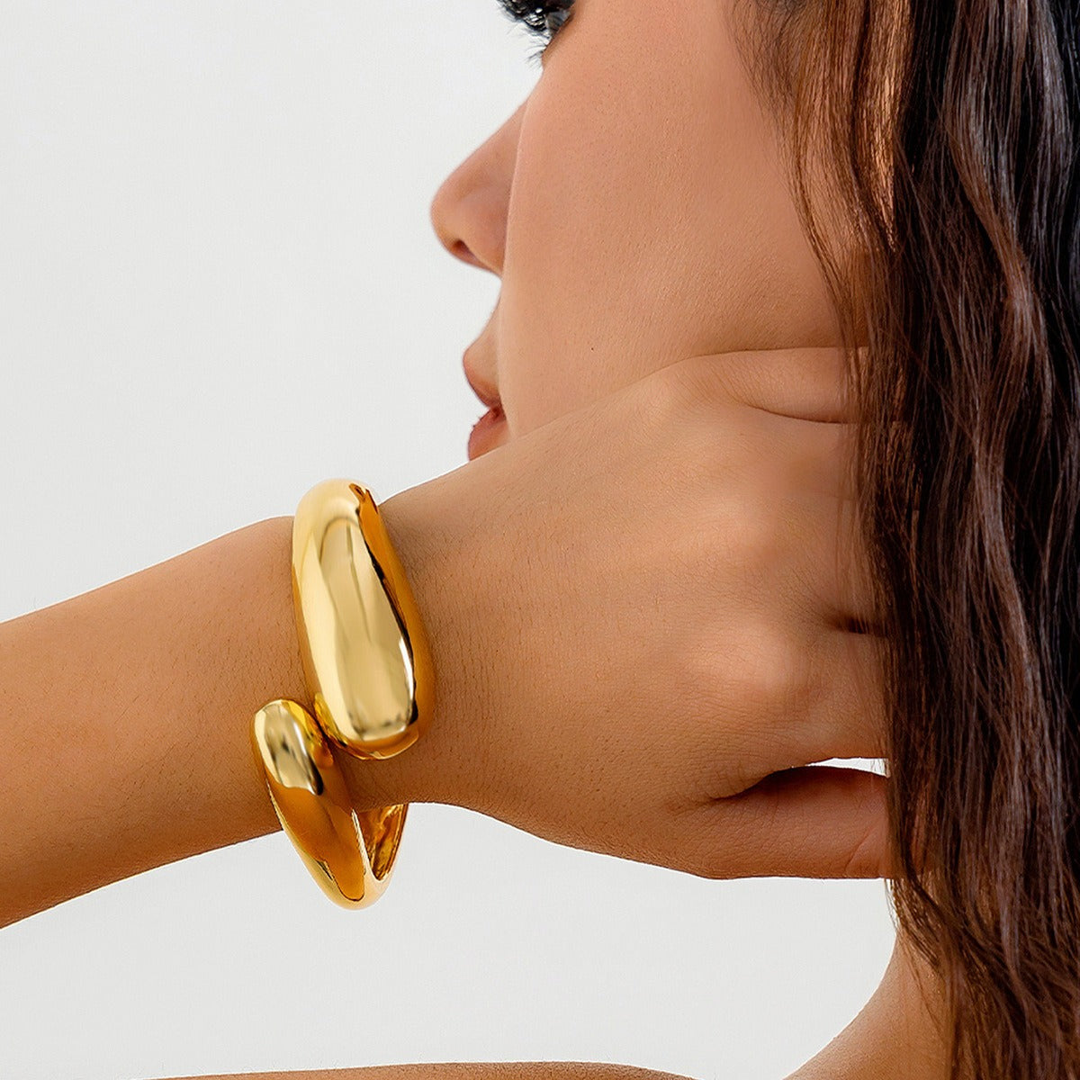 Pulsera de Gota de Agua de Aleación Elegante para Mujeres