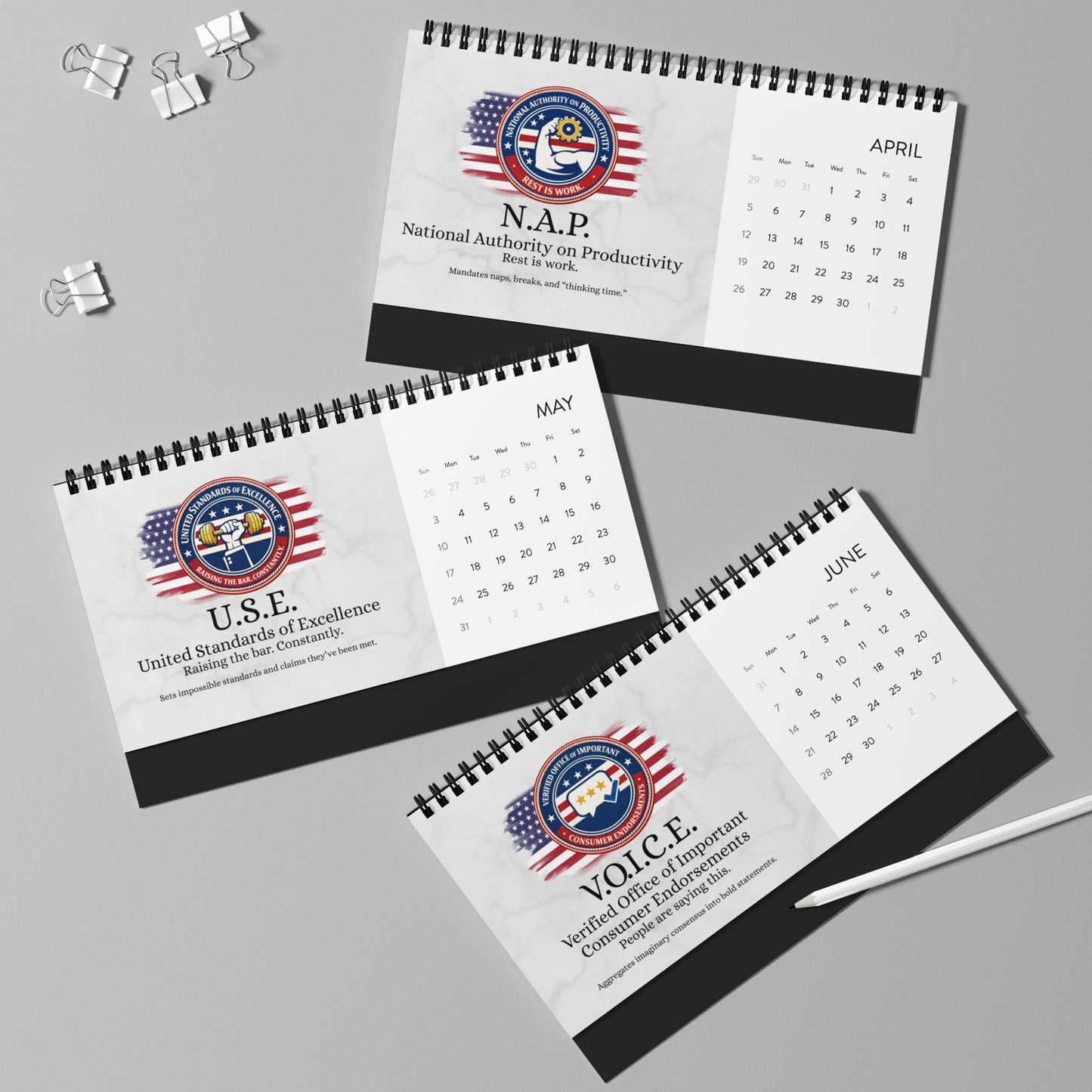 Calendario de Escritorio Oficialmente Correcto 2026