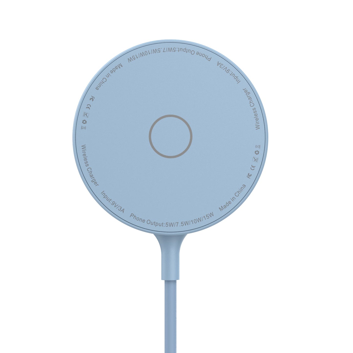 Magnetic wireless charger suitable for iPhone 13/14 single charging mobile phone wireless charger with small holder - Korvel