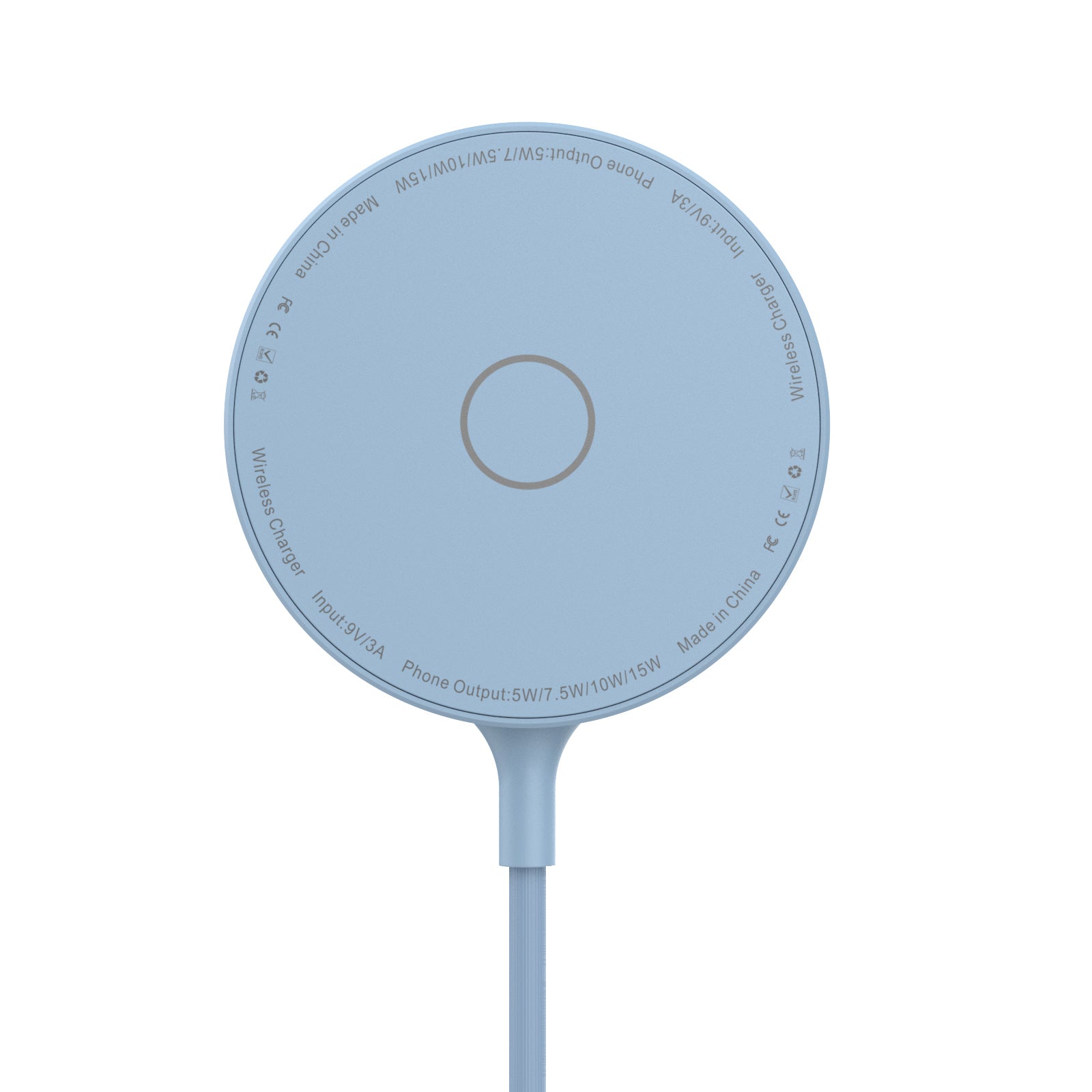 Magnetic wireless charger suitable for iPhone 13/14 single charging mobile phone wireless charger with small holder - Korvel