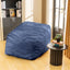 Faux Fur Classic Bean Bag blue - Korvel