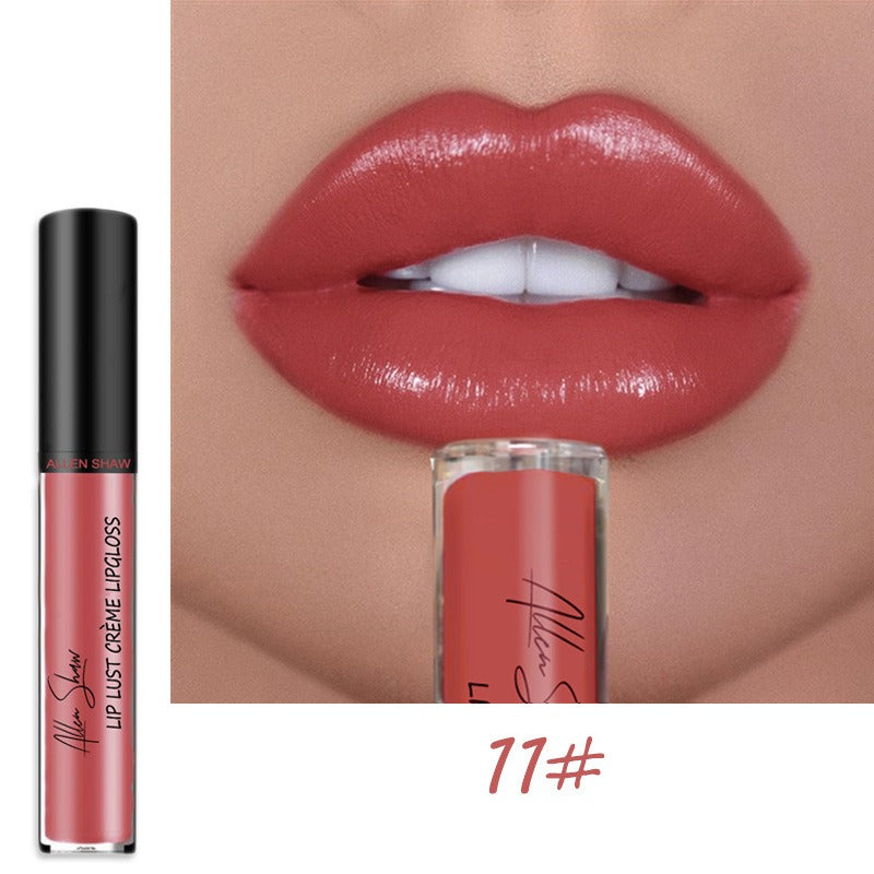 Lipstick Lip Glaze Allen shaw Creme Cream Lipstick - Korvel