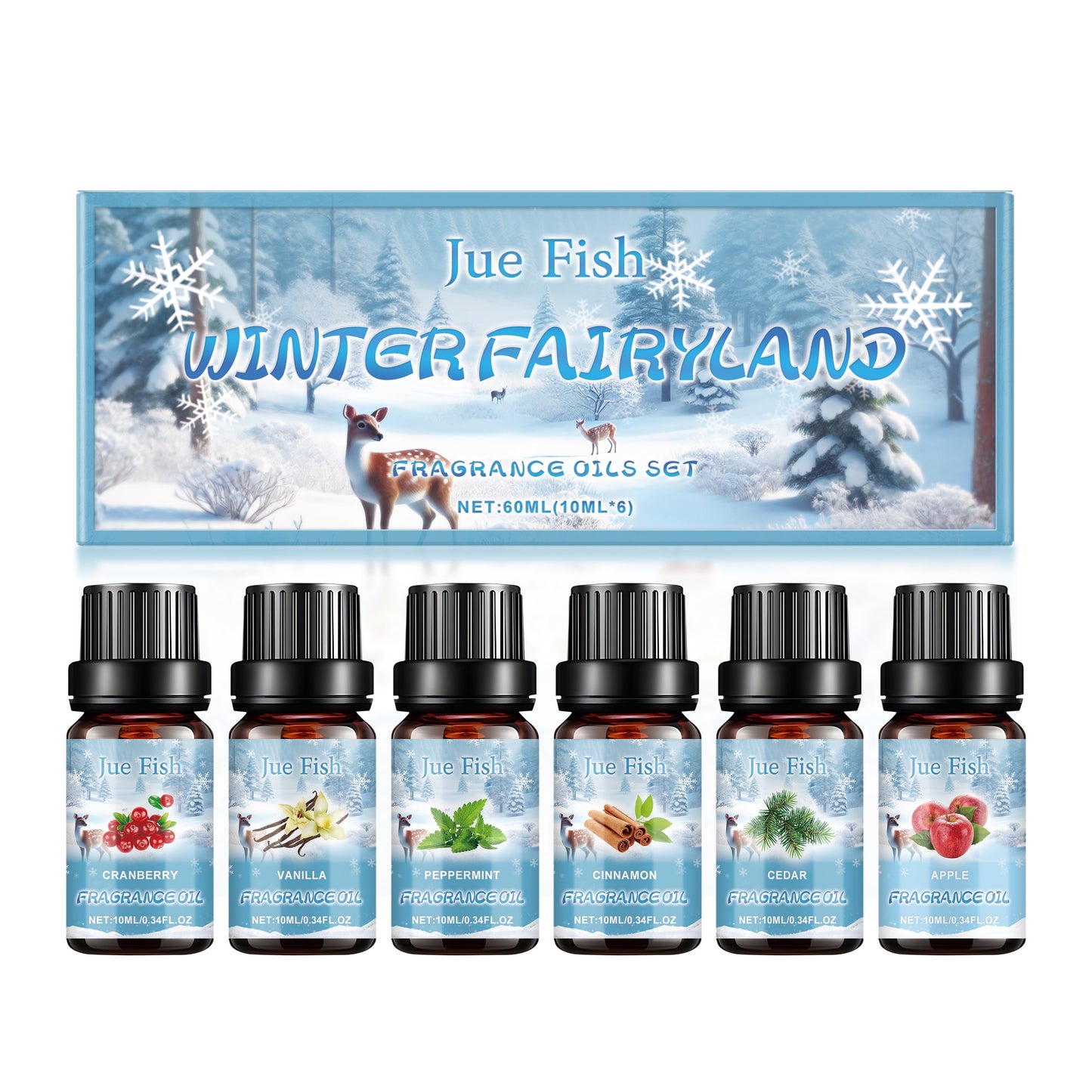 Winter Aromatherapy Oil Set, Humidifier Fragrance Essential Oil Freshens The Air And Keeps The Room Warm In Winter - Korvel