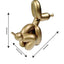 Elegant Gold Balloon Dog Sculpture