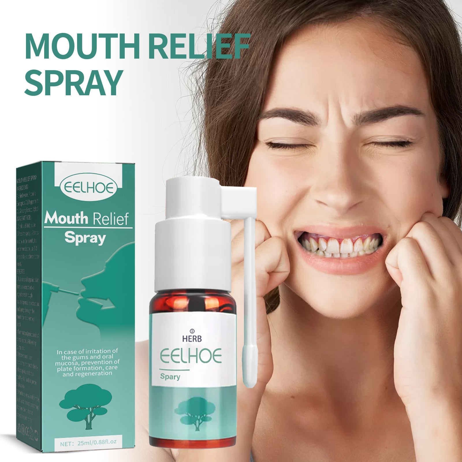 Oral Relief Spray To Relieve Aphthous Sores Bubbling Periodontal Pain Oral Care Spray - Korvel