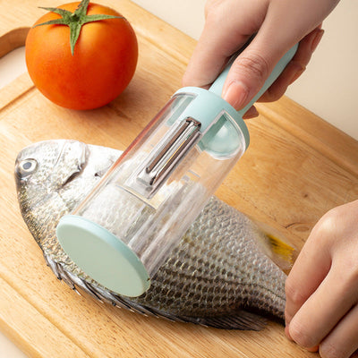Multifunctional Peeler with Storage Box for Effortless Cooking
