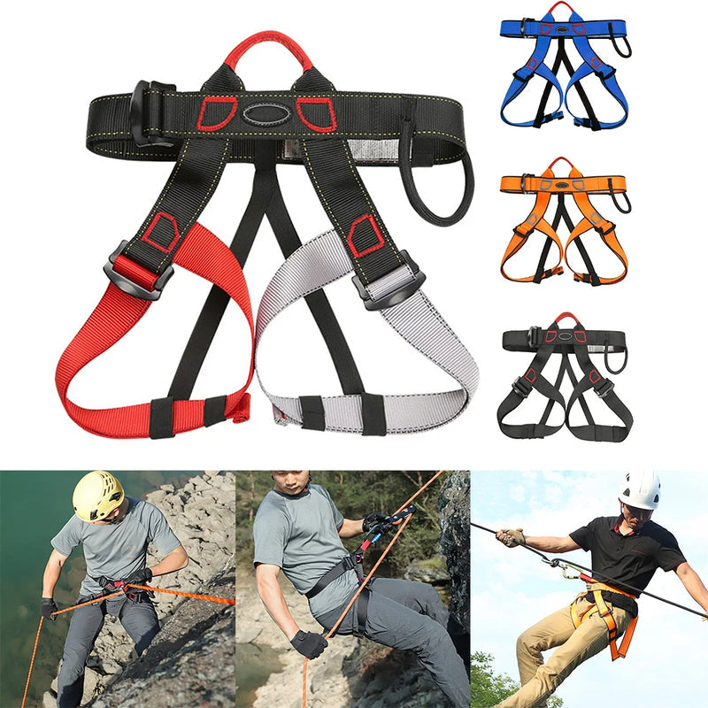 Outdoor Safety Belt Climb Rock Safety Harness Tree Climbing Half Body Harness For Women Men Children Ideal Gift For Rock Climber - Korvel