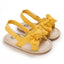 Baby Shoes Summer New 0-1 Year Old Rubber Sole Bow Sandals Toddler Shoes Baby Shoes - Korvel