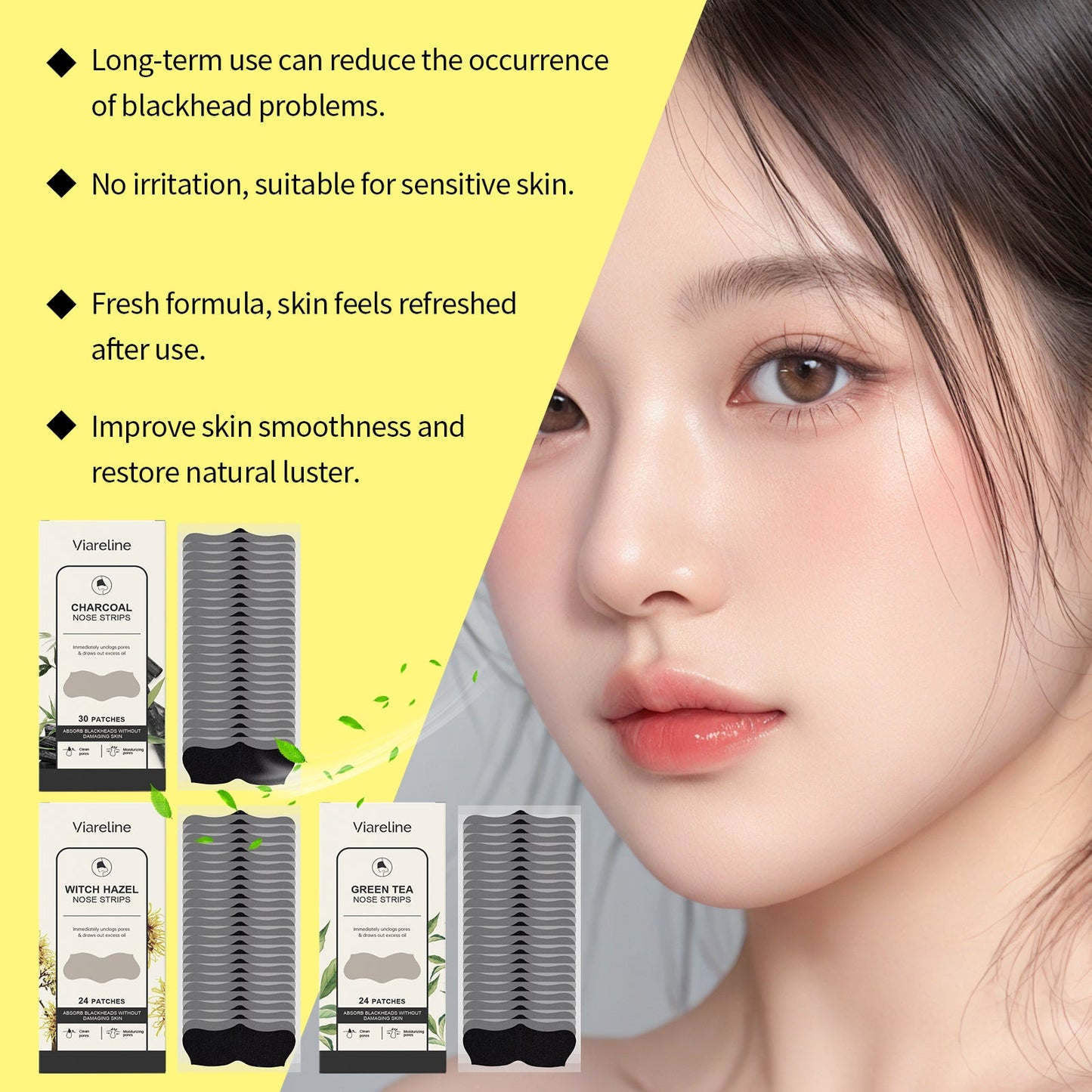 Blackhead Pore Patch Series Gently Clean The Pores Of The Nose Blackhead Acne Is Not Tight - Korvel