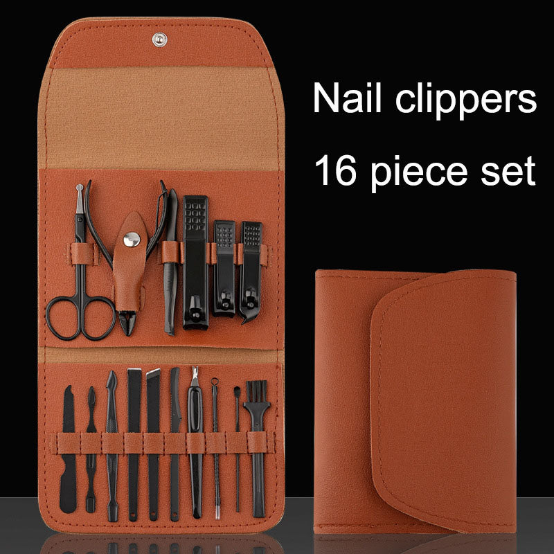 Ensemble de coupe-ongles en acier carbone premium pour hommes