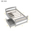 Twin size platform bed, with two drawers, gray - Korvel
