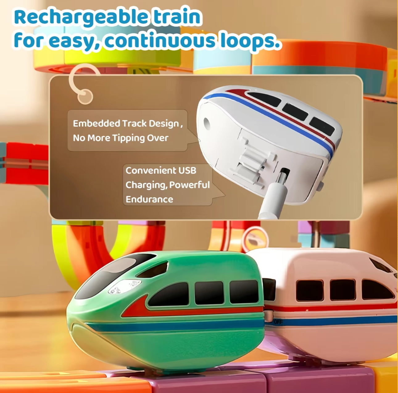 TrackBlaze Flex Train Set - Korvel