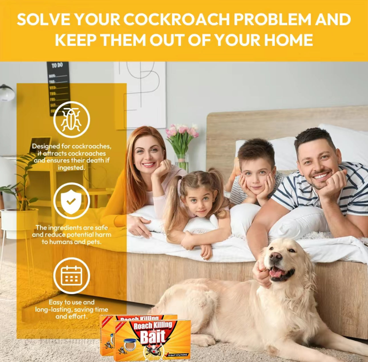 RoachGuard Gel Bait - Effective Cockroach Control