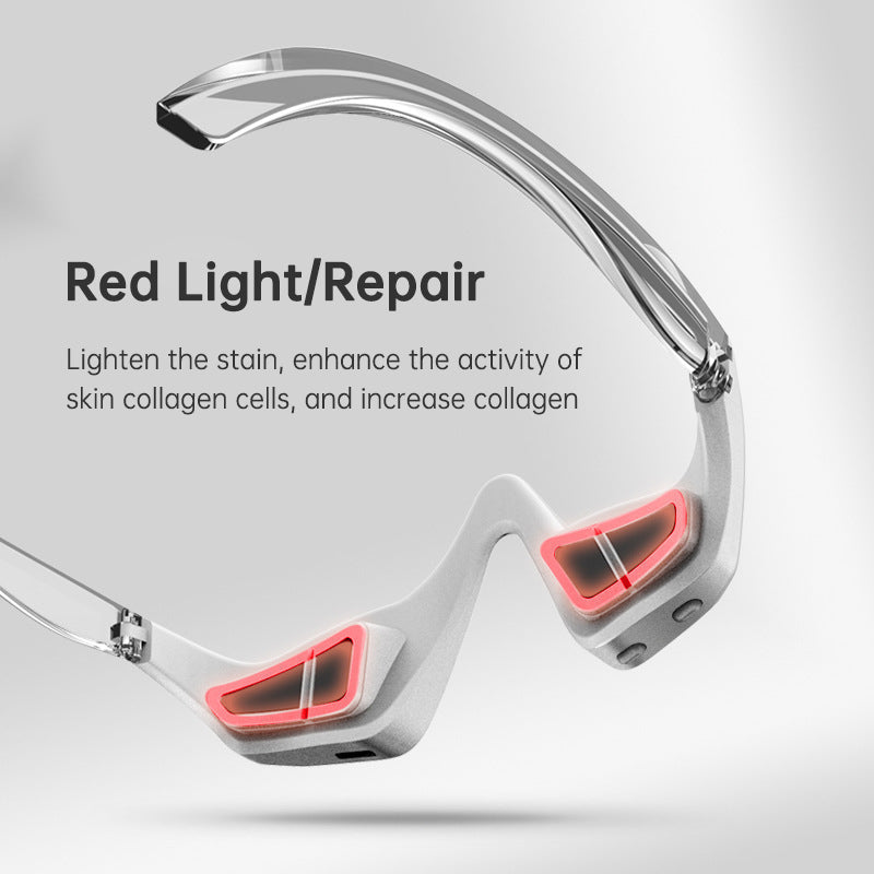Premium Electric Eye Massager with LED Red Light Therapy