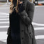 Women's Slim Fit Woolen Overcoat - Stylish Autumn Winter Jacket