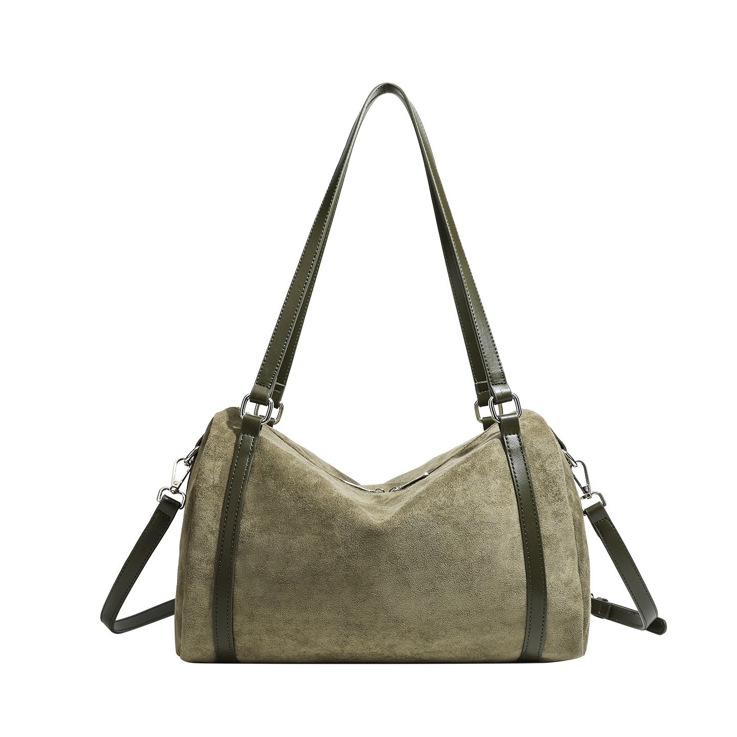 Sac fourre-tout en daim rétro - Sac bandoulière grande capacité