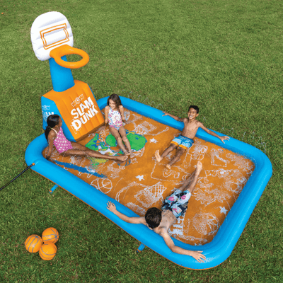 WOW Sports Slam Dunk Splash Pad - Experiencia Divertida de Juego Acuático