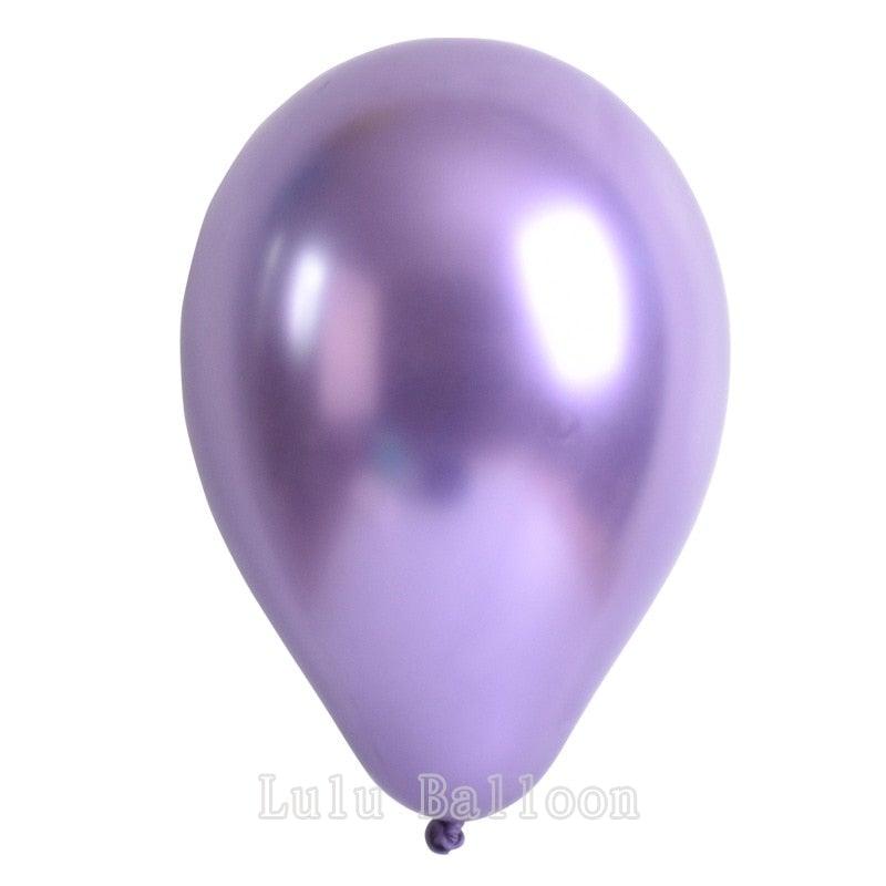 Kit de Ballons Pastel de 92 Pièces en Blanc, Violet et Or