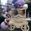 Kit de Ballons Pastel de 92 Pièces en Blanc, Violet et Or