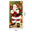 New Christmas Door Curtains, Flags, Outdoor Photography, Santa Claus and Puppies, Background Decoration, Hanging Cloth - Korvel