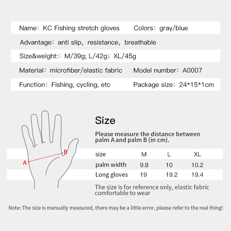 Fishing Gloves Men Women Non-slip Half-finger UV Protection Lightweight Breathable Outdoor Sport Equipment Angling Sailing Glove - Korvel