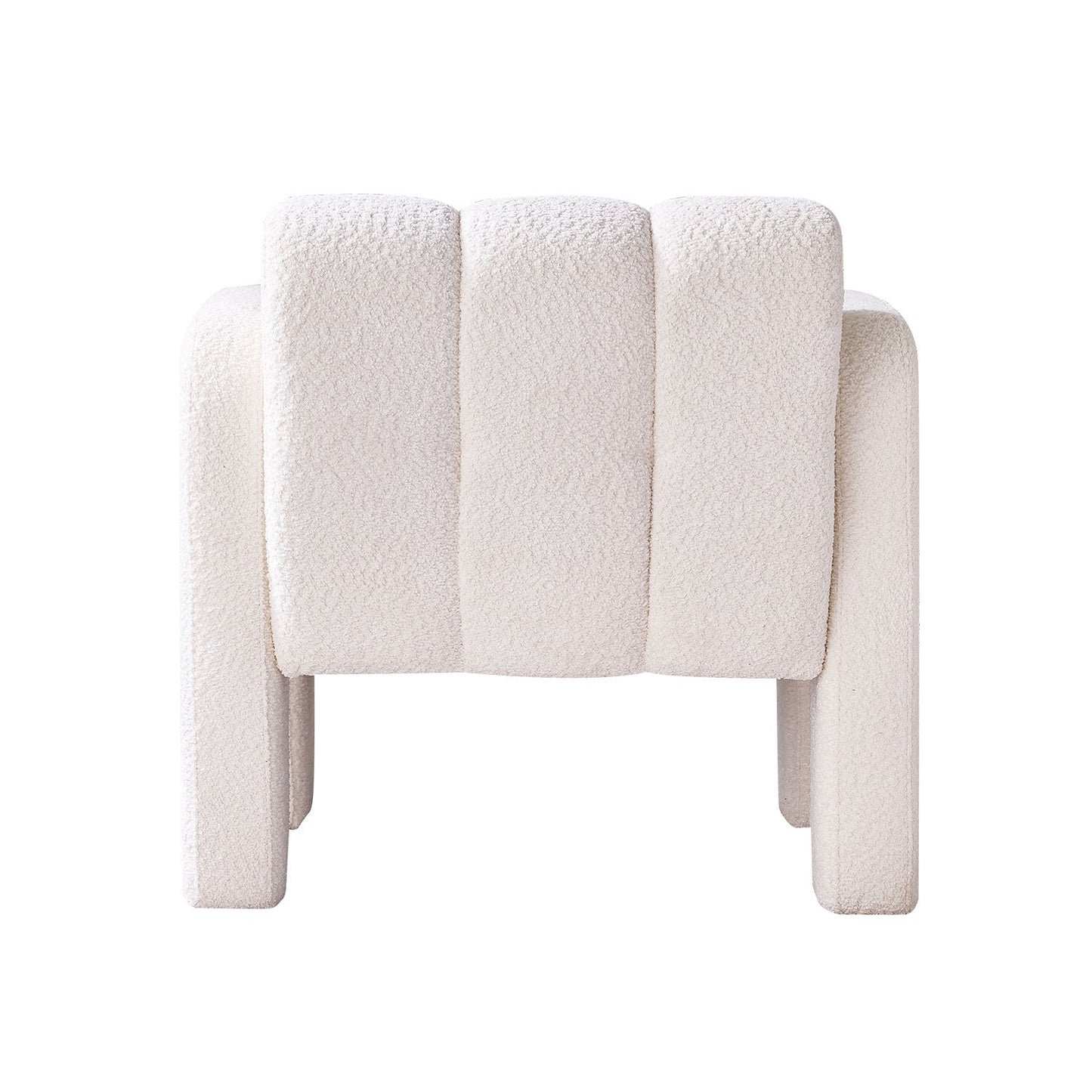 Chaise d'Accent en Boucle ÉléGante - Beige