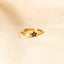Anillo de Flor de Esmalte de Plata Esterlina 925