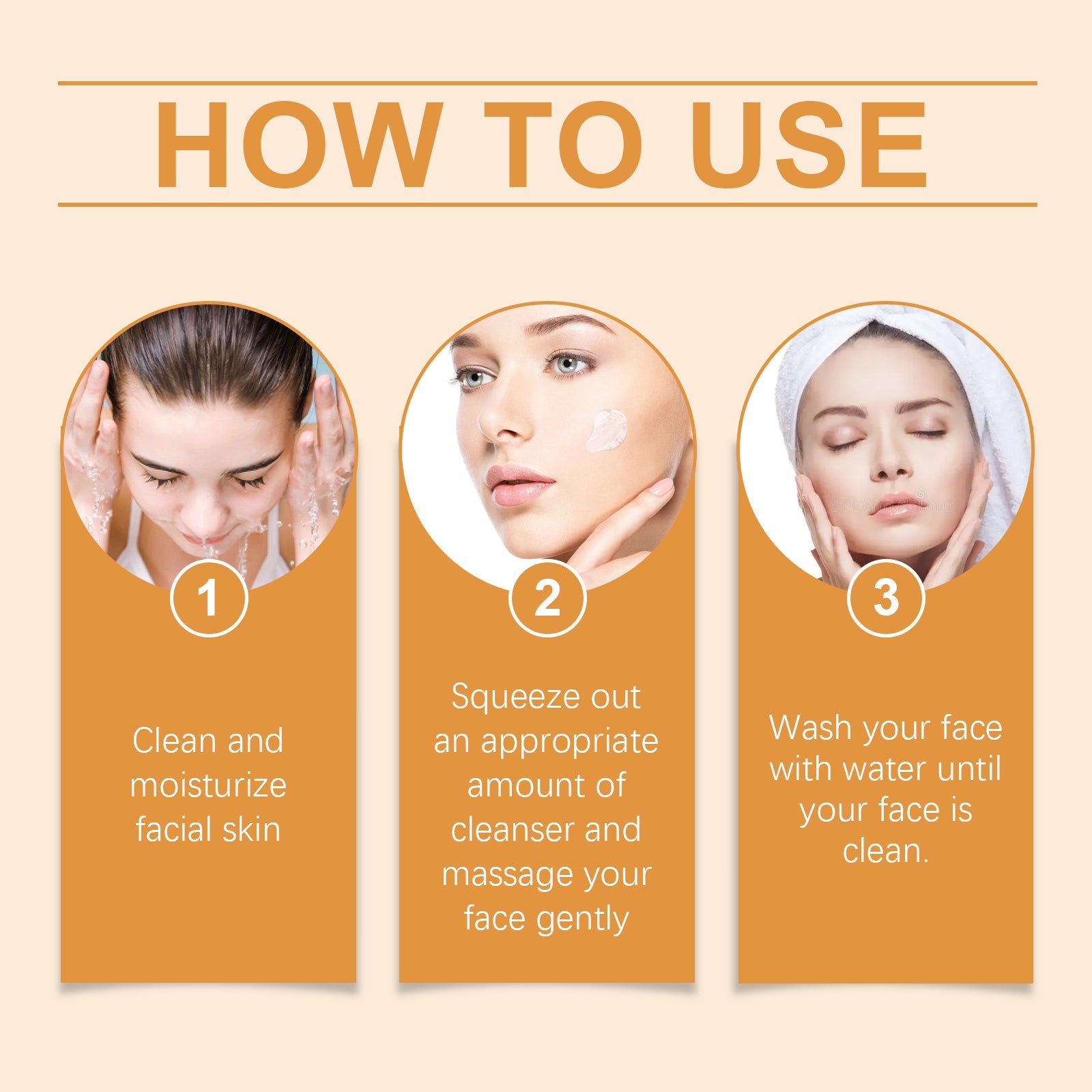 Papaya Facial Cleanser Cleans Pores, Balances Oils And Moisturizes And Moisturizes Skin - Korvel
