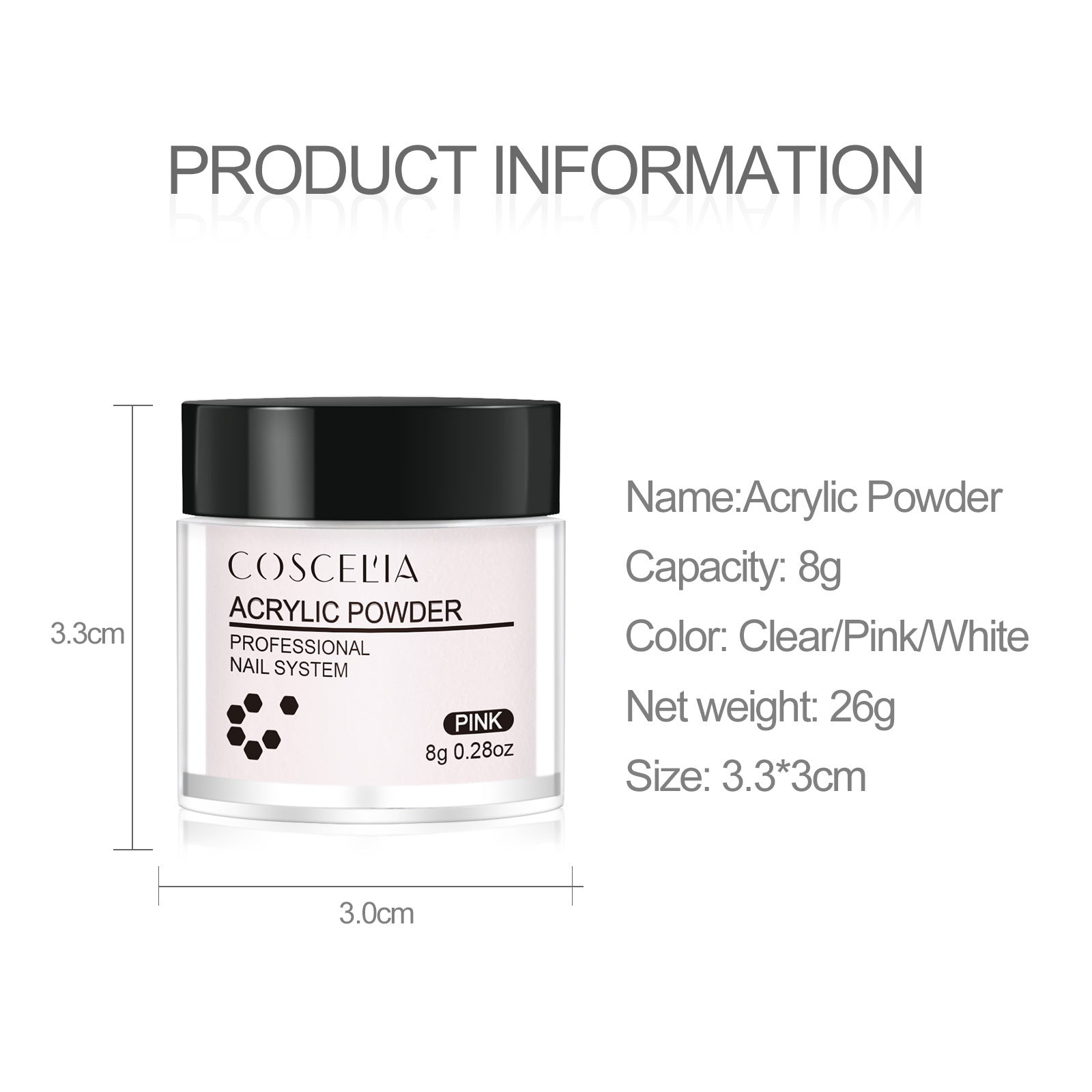 COSCELIA Crystal Powder Nail Extension Nail Tool Set DIY Nail Extension Crystal Powder 150ml Crystal Liquid - Korvel