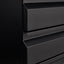 Locked three drawer storage mobile metal filing cabinet with pre installed wheels under the desk filing cabinet - Korvel