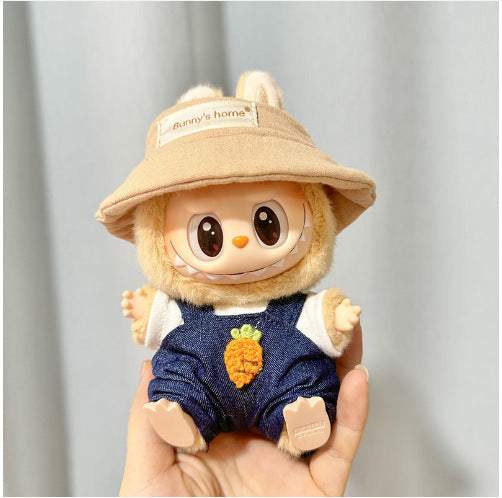 Clothing] Labubu Clothes with PVC Face Pendant, Labubu Sitting Party Series Doll Clothing - Korvel