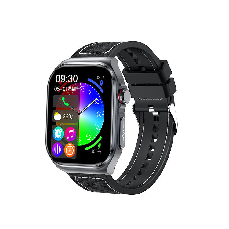 New ET585 smart watch ECG call micro physical examination NFC blood sugar uric acid body fat blood oxygen heart rate - Korvel