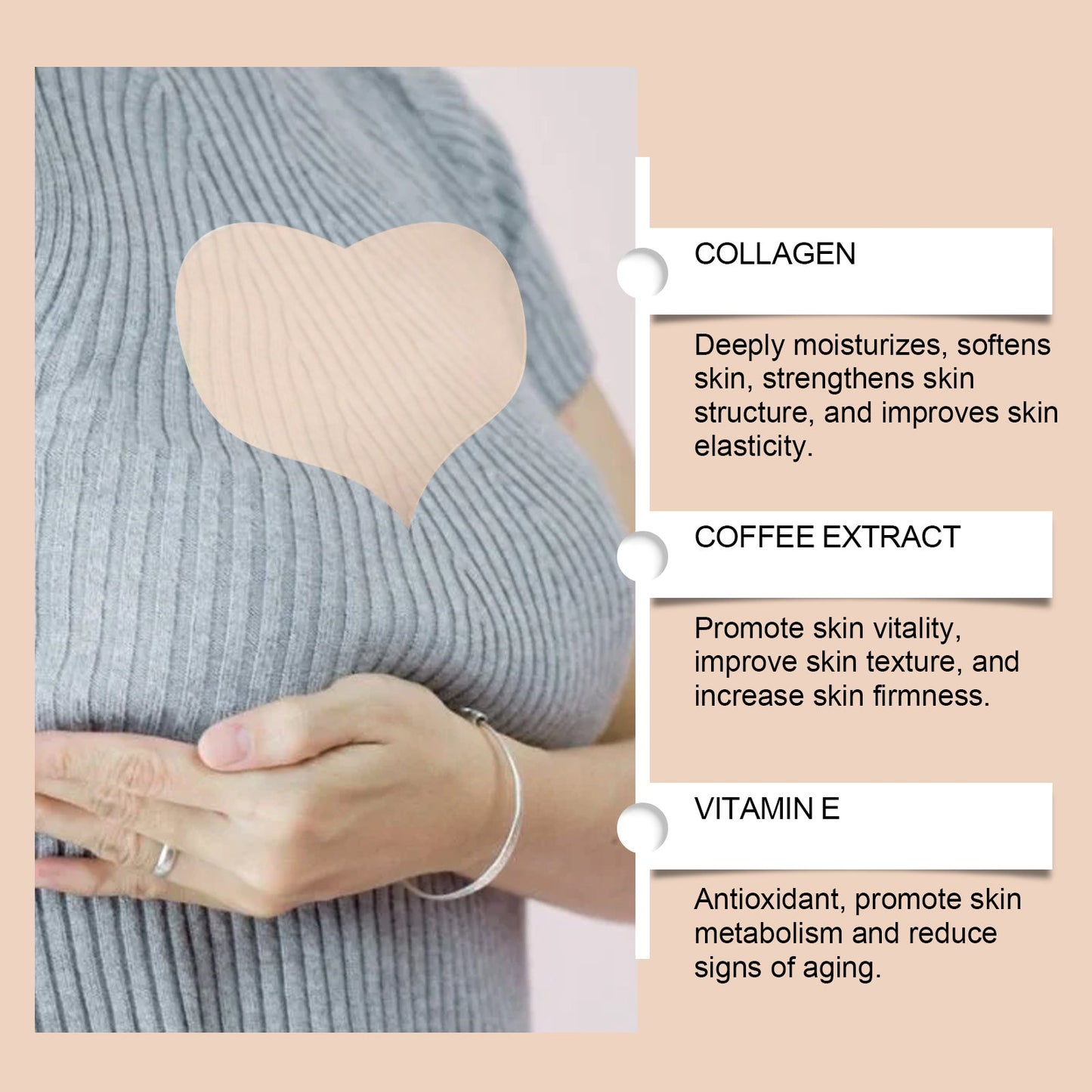 Anti-Wrinkle Breast Patch Firming Breast Skin Anti-Wrinkle Moisturizing Breast Care Anti-Slip Breast Patch - Korvel