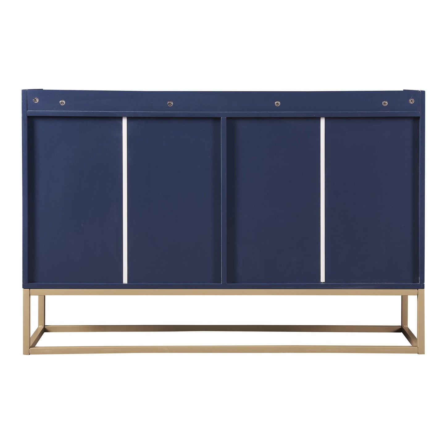 TREXM Modern Sideboard Elegant Buffet Cabinet with Large Storage Space for Dining Room, Entryway (Navy) - Korvel