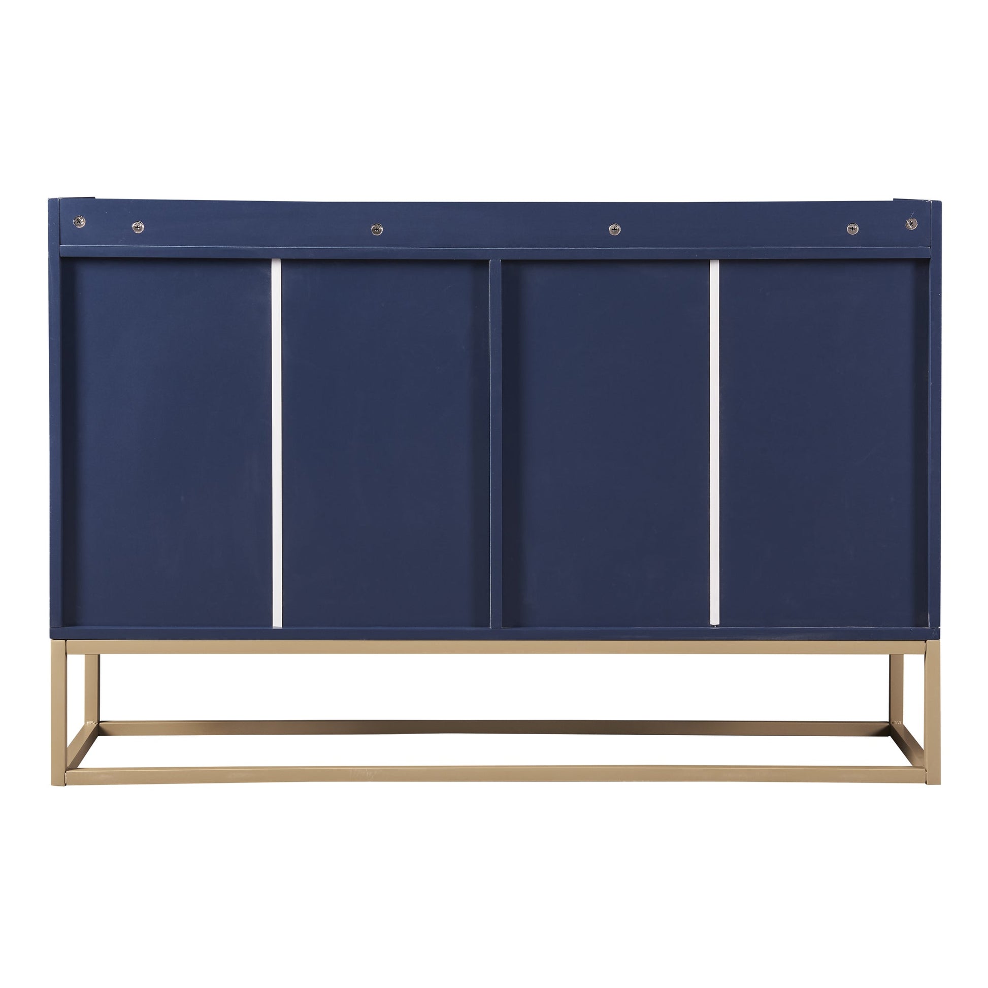 TREXM Modern Sideboard Elegant Buffet Cabinet with Large Storage Space for Dining Room, Entryway (Navy) - Korvel