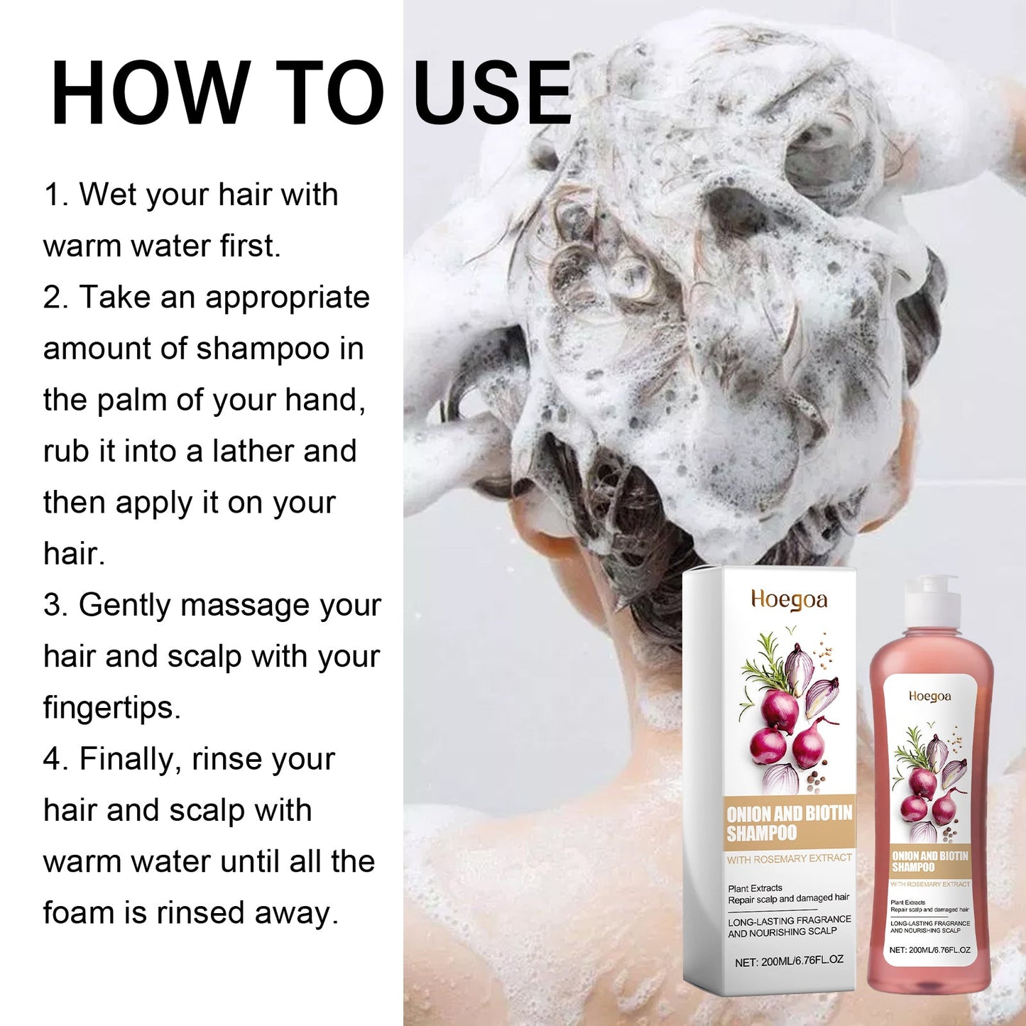 Shampoo Scalp Cleansing Care Fluffy Strong Hair Moisturizing Soft Light Smooth Hair Shampoo - Korvel