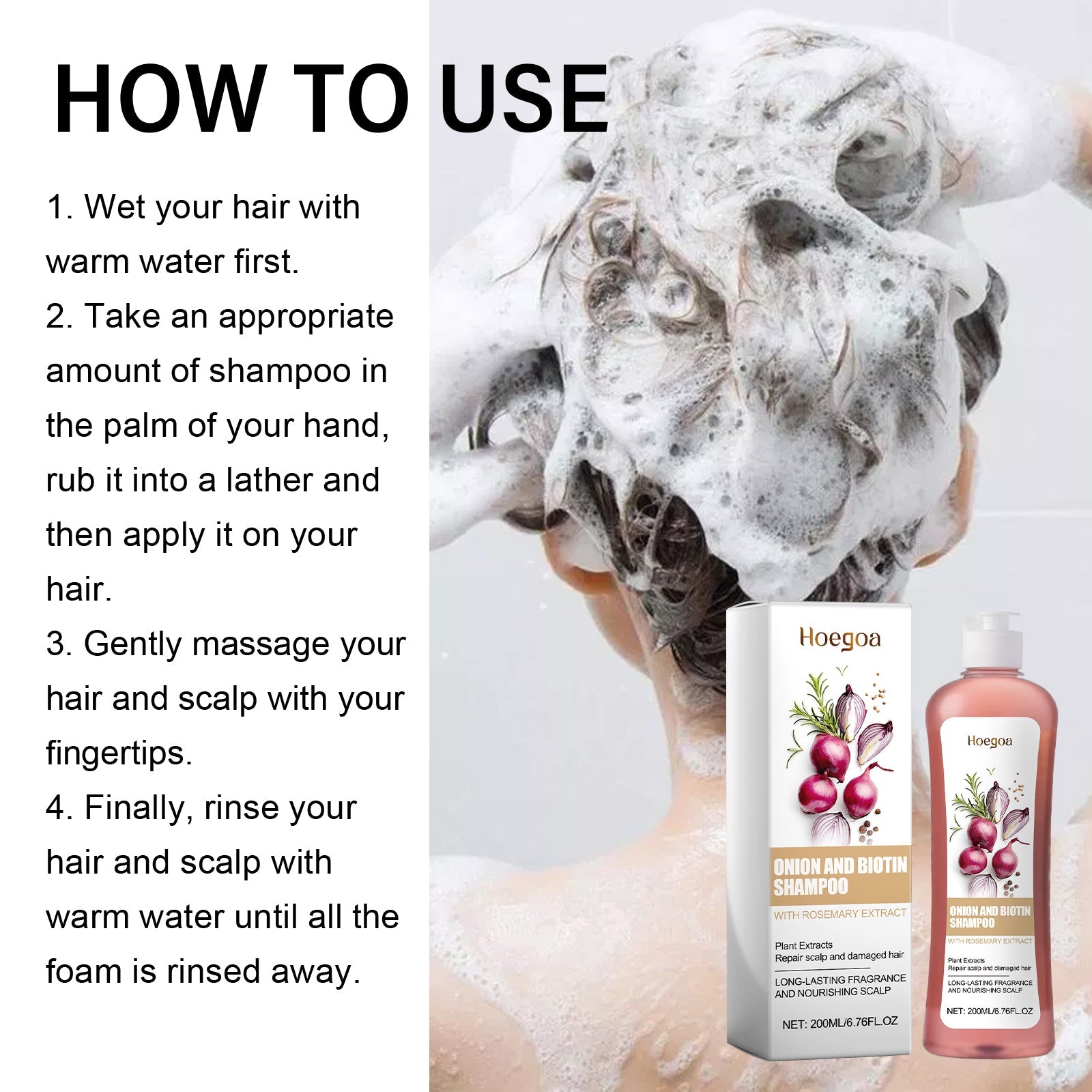 Shampoo Scalp Cleansing Care Fluffy Strong Hair Moisturizing Soft Light Smooth Hair Shampoo - Korvel