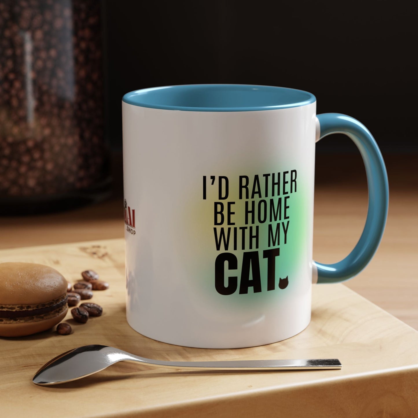 Taza de café con acento Rather Be Home - Elegante y funcional