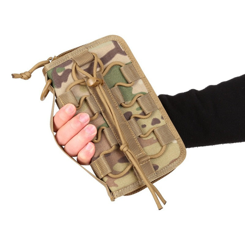 Ma Gaixian's Same Style Xuanwu Tactical Wallet Men's Handbag Outdoor Large Capacity Military Camo Wallet Mobile Case - Korvel