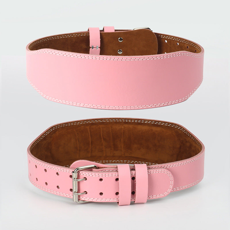 Premium PU Leather Weightlifting Belt for Men and Women