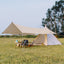 Premium Pyramid Tent - Rainproof Oxford Cloth Canopy