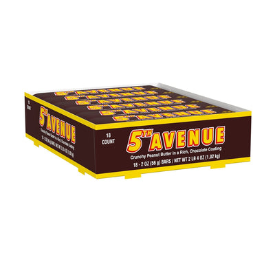 Hershey's 5th Avenue Candy Bar, Crunchy Peanut Butter & Milk Chocolate, 2 oz