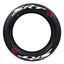 Car tire stickers tire letter stickers English letter 3D stickers - Korvel