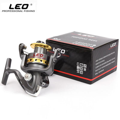 LEO Half Metal Fishing Spinning Reel - 8BB, 5.5:1 Speed Ratio