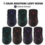 Dual mode wireless mouse silent office colorful illuminated charging Bluetooth mouse for laptops - Korvel