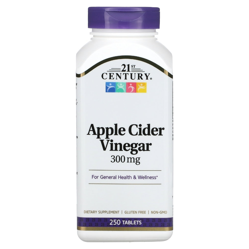Comprimés de vinaigre de cidre de pomme 21st Century® – Soutien digestif premium