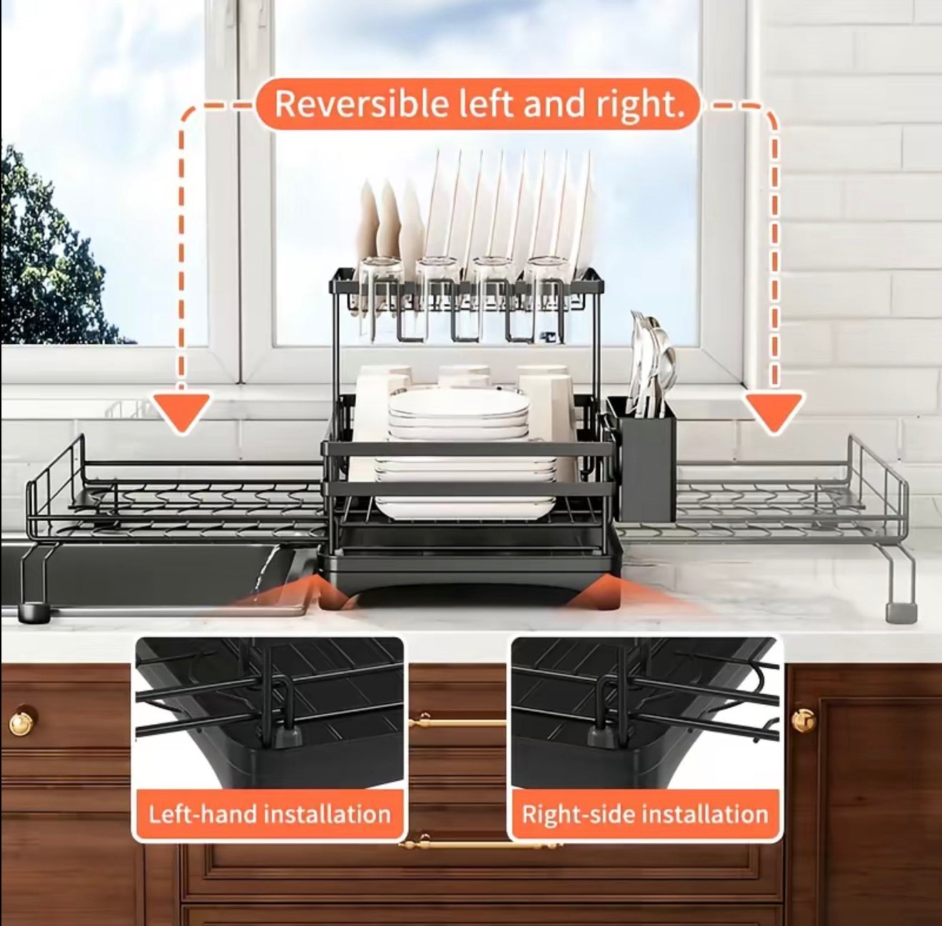 SpaceDry Foldable Dish Rack