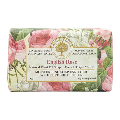 Savon Wavetree & London English Rose à triple mouture 7oz
