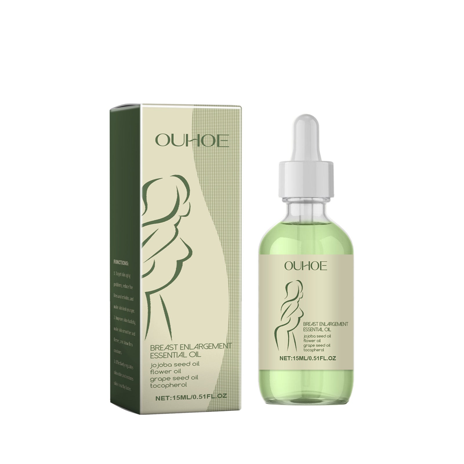 Beauty Cream Essential Oil, Moisturizing And Firming Chest Care To Enhance Skin Daily Massage Beauty Care Essential Oil - Korvel